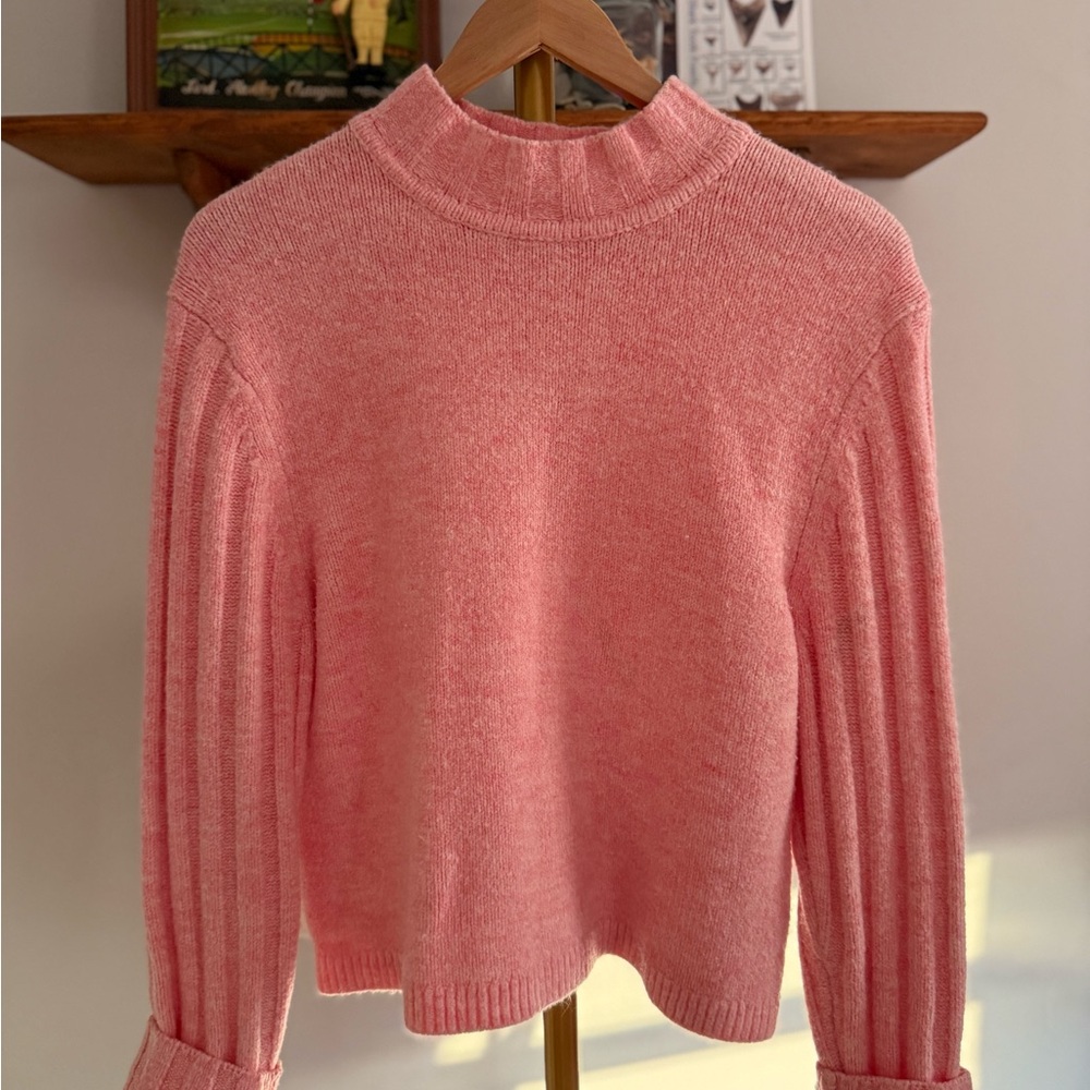 Thakoon Soft Pink Turtleneck Sweater